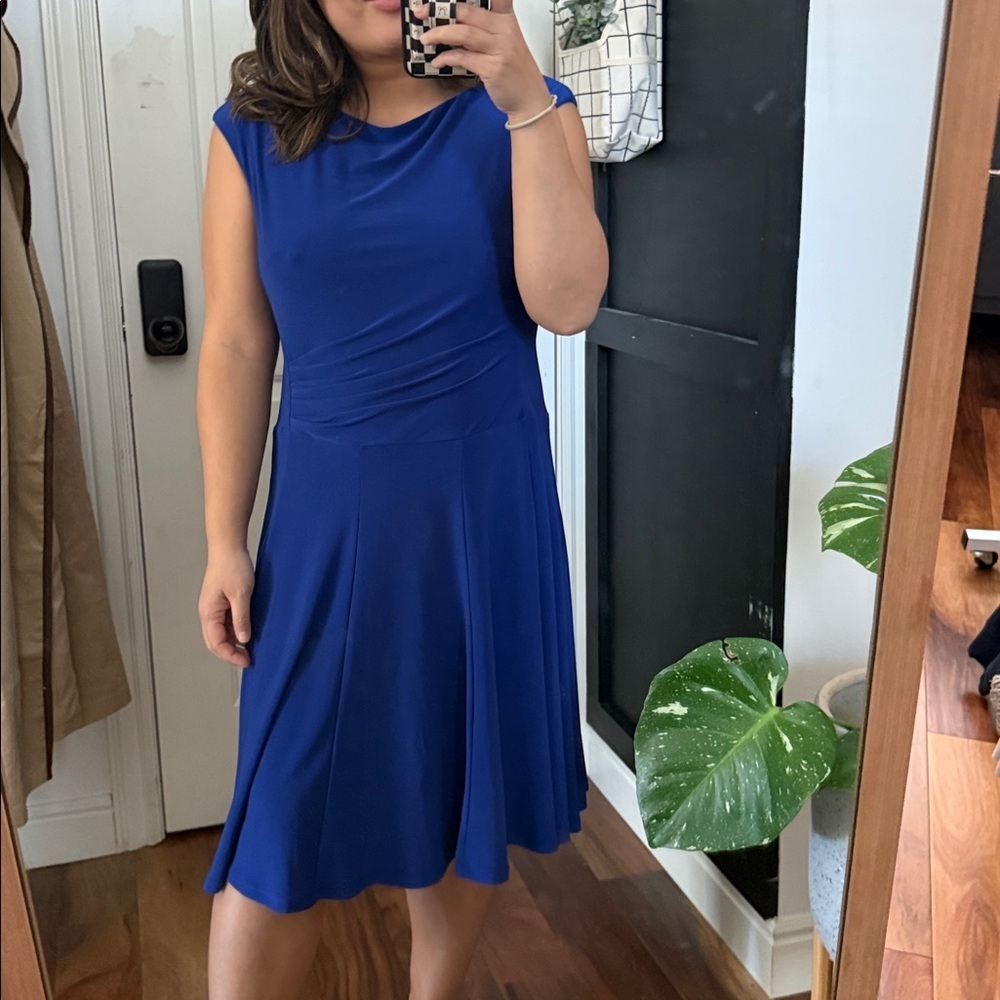 Lauren Ralph Lauren Knee Length Cap Sleeve Dress. Size 12P